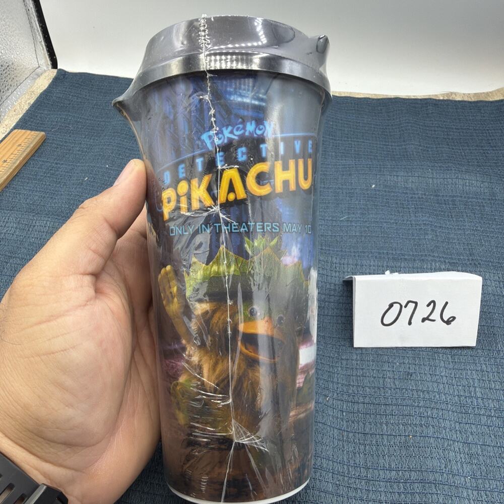 Pokemon DETECTIVE PIKACHU 7-11 Travel Coffee Tumbler SEALED NEW